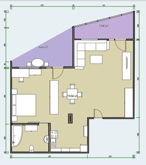 2-izbový byt s dvoma balkónmi a klimatizáciou - 16