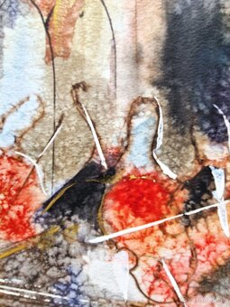 Michael Rosenwein (UNIKAT-akvarel) Abstraktný expresionizmus - 16