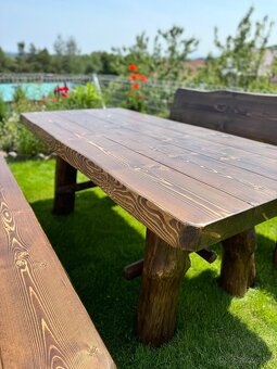 Záhradné sedenie z masívu - 16
