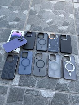 Iphone 14 PRO 128GB purple TOP stav ako nový 100% bateria - 16