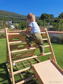 3 stranný bukový Piklerovej trojuholník montessori - 16