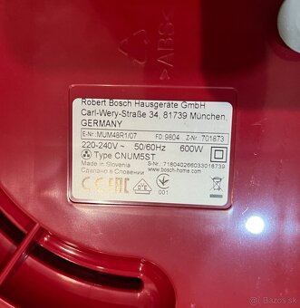 Kuchynský robot Bosch mum48R1/07 600W - 16