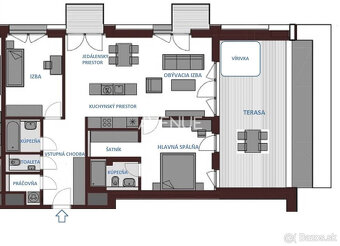 AVENUE | unikátny 3i byt s veľkou terasou v novostavbe ikoni - 16