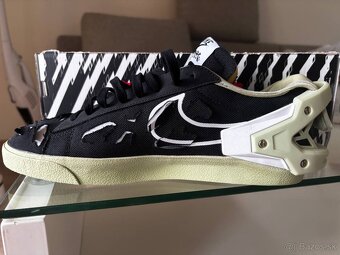 Nike Blazer LOW Acrnm Black White Noir Aura olive/blance - 16