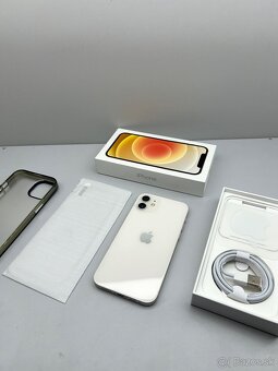 iPhone 12 WHITE TOP STAV NOVÁ BATÉRIA 100% - 16