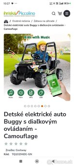 Elektrické autíčko Buggy s diaľkovým ovládaním - 16