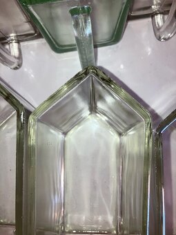 5 ks Sklenena doza, nadoba, zasobnik na pochutiny - 16