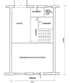 Rodinný dom v radovej zástavbe, 4i, OV, terasa, Nižná Šebast - 16