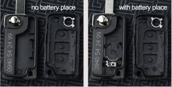 Peugeot & Citroen obal kľúča - 16