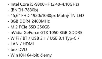 Notebook Lenovo IdeaPad Gaming L340-15IRH čierny - 16