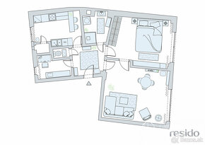 Priestranný 2,5 izbový byt s bezproblémovým parkovaním vo vy - 16
