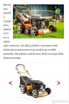 Benzínová kosačka Patriot LM 51 SP - 16