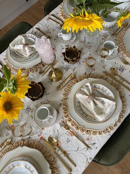 Luxusná Československá obedová a kávová súprava nová - 16