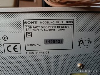 SONY RX88...2x100W RMS... plne funkčná - 16