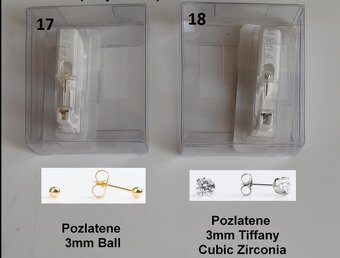 Pozlatene nausnice - Studex. - 16