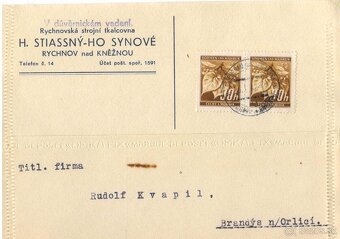 Poštové známky, filatelia: ČSR 1939-44 obálky a pošt. lístky - 16