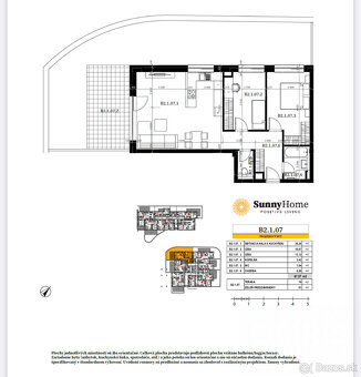 Moderný 3 izbový byt s priestrannou predzáhradkou - 16