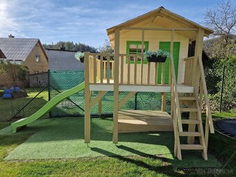 Detsky drevený domcek Junior s montážou a s dovozom - 16
