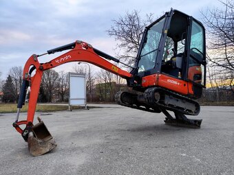 Minibager Kubota, rok 2017. Vaha 1600kg. Rozsirovaci. - 16