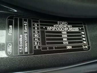 Ford Focus Combi 1.5 Tdci Ecoblue 88kw 2020 - 16