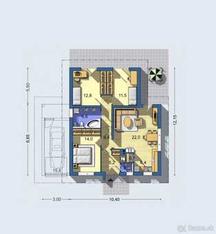Jablonové: 4-izbový RD - 16