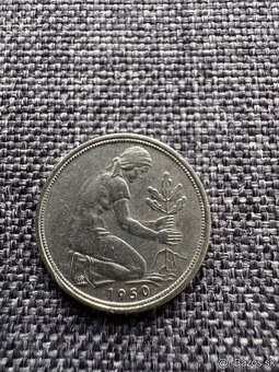 Nemecko - 50 Pfennig 7 ks : 1950, 1966, 1979, 1990, 1992 - 16