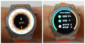 Z83 MAX Smart hodinky bluetooth telefón, compas, výškomer - 16