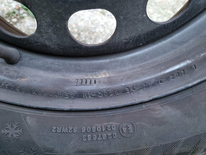 Zimné pneu 195/60 R16 + plech disky 5x112 6Jx16 H2 ET35 - 16