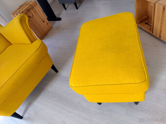 suprava ikea strandmon siva bezova alebo zlta - 16