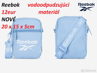 Ruksak Cropp, Taška na plece Reebok, Nákupná džínsová taška - 16