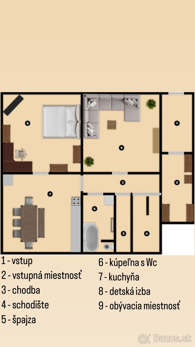 POKOJNÉ BÝVANIE V RODINNOM DOME V ŽIARI NAD HRONOM - 17
