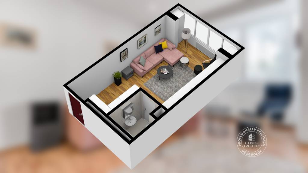 AXIS REAL | Pekná štýlová garsónka, PIVNICA, BA I SM, Slávič - 17