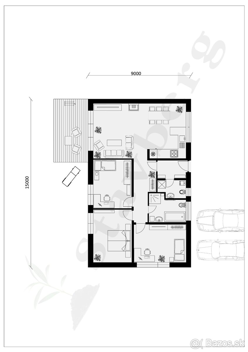 Budúca Novostavba 3i RD, pozemok 350 m2 - 17