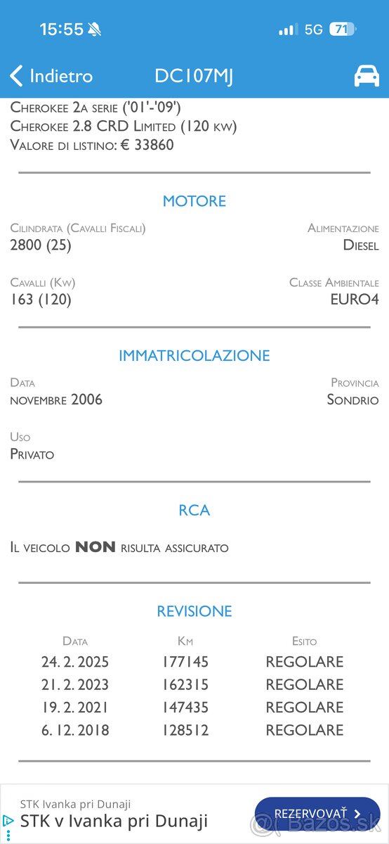 Jeep cherokee 2.8crd 120kw Manual - 17