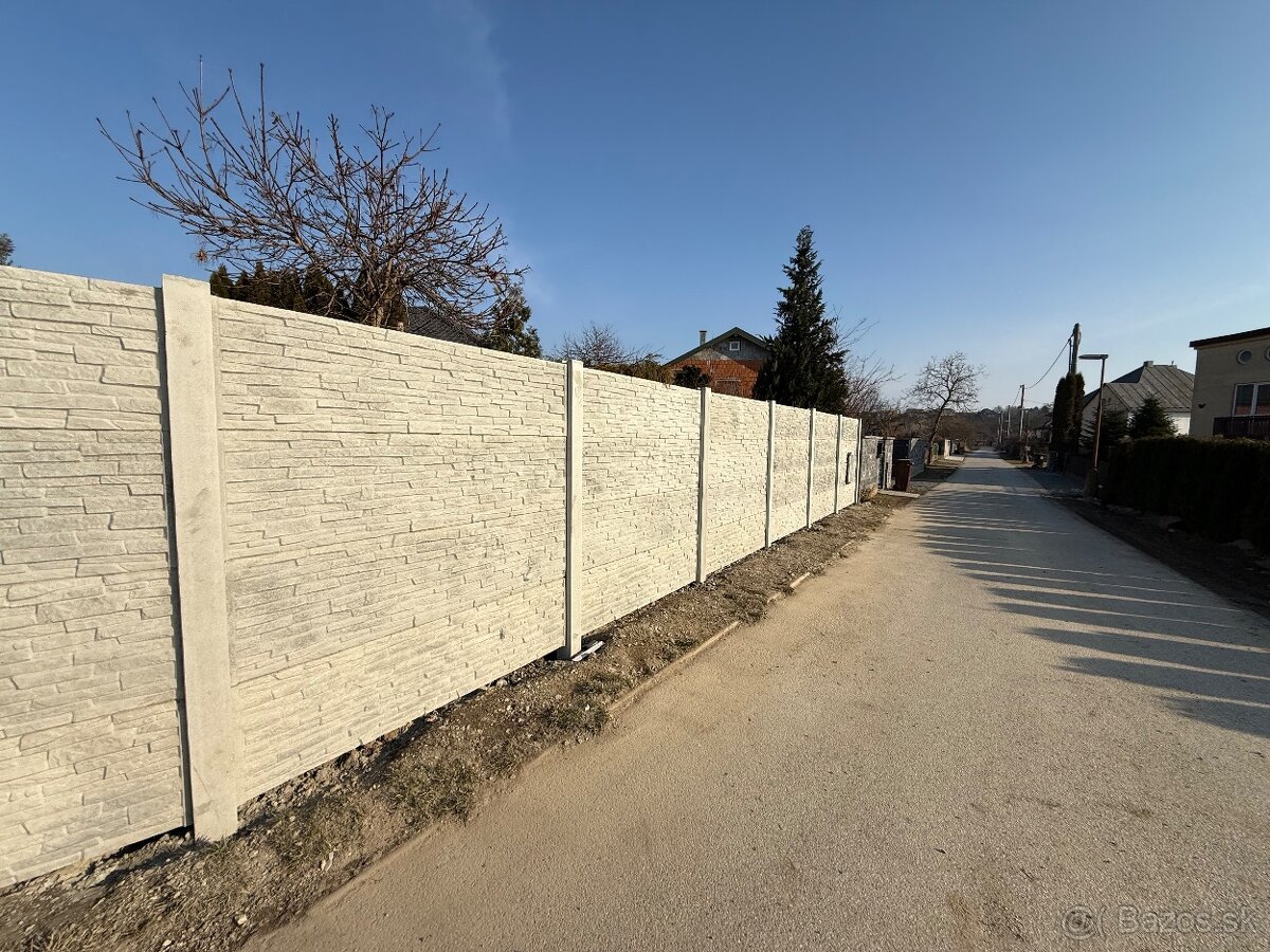 Betonovy plot vrátane montáže na kľúč len za 79€ - 17