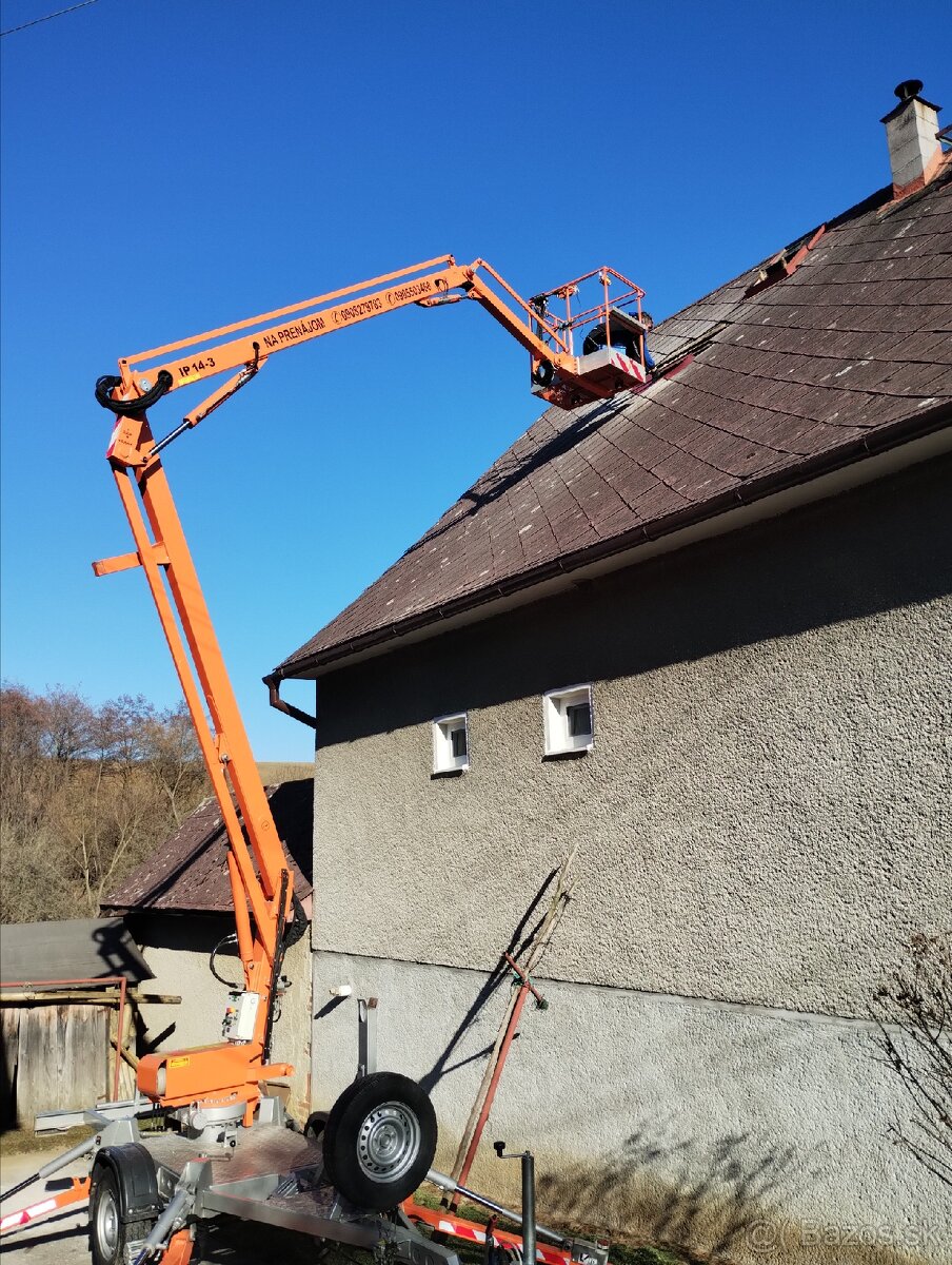 Prívesna pracovná plošina 14m - 17