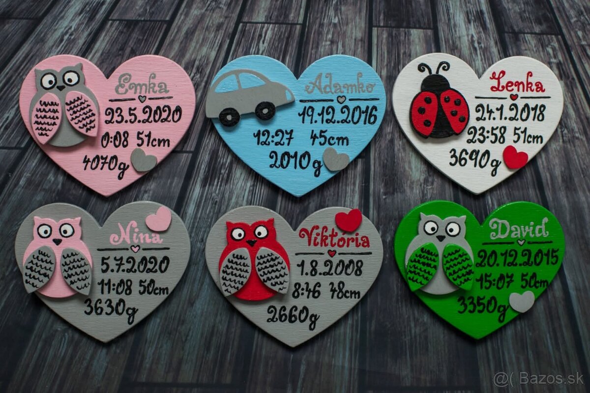 Ručne maľované magnetky - 17