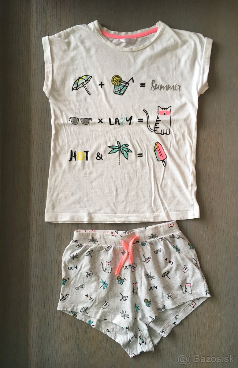 dievčenské oblečenie, velkosť 134 - 17