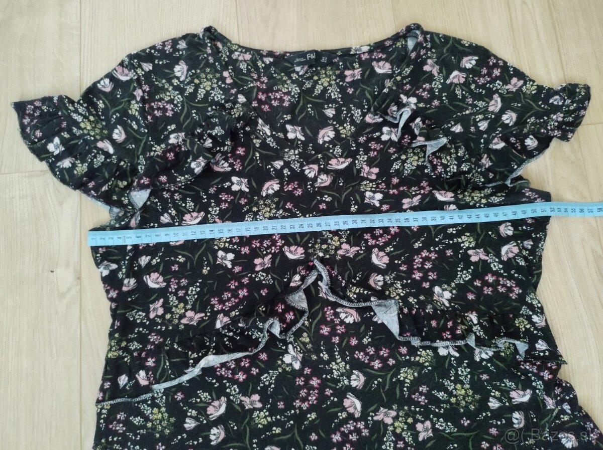 Letné šaty s kvietkami L - 17