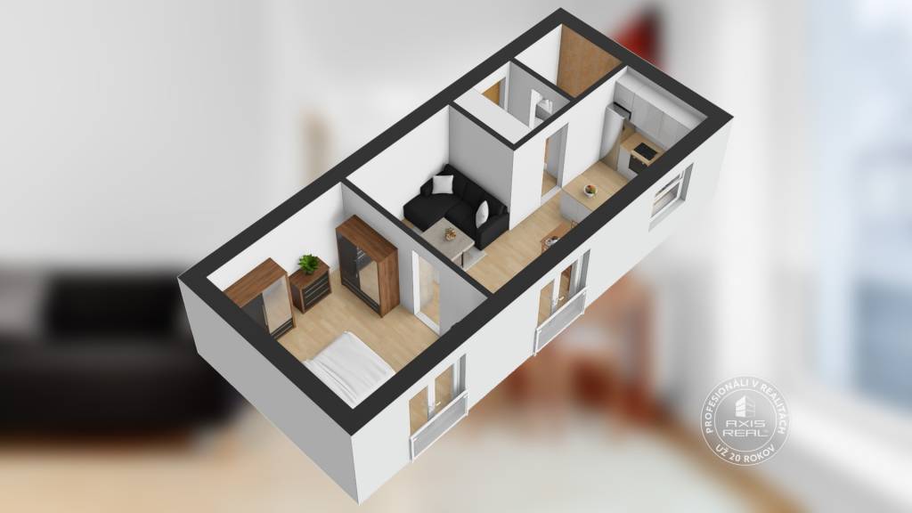 AXIS REAL | Slnečný 2i byt vo výbornej lokalite - nová kuchy - 17