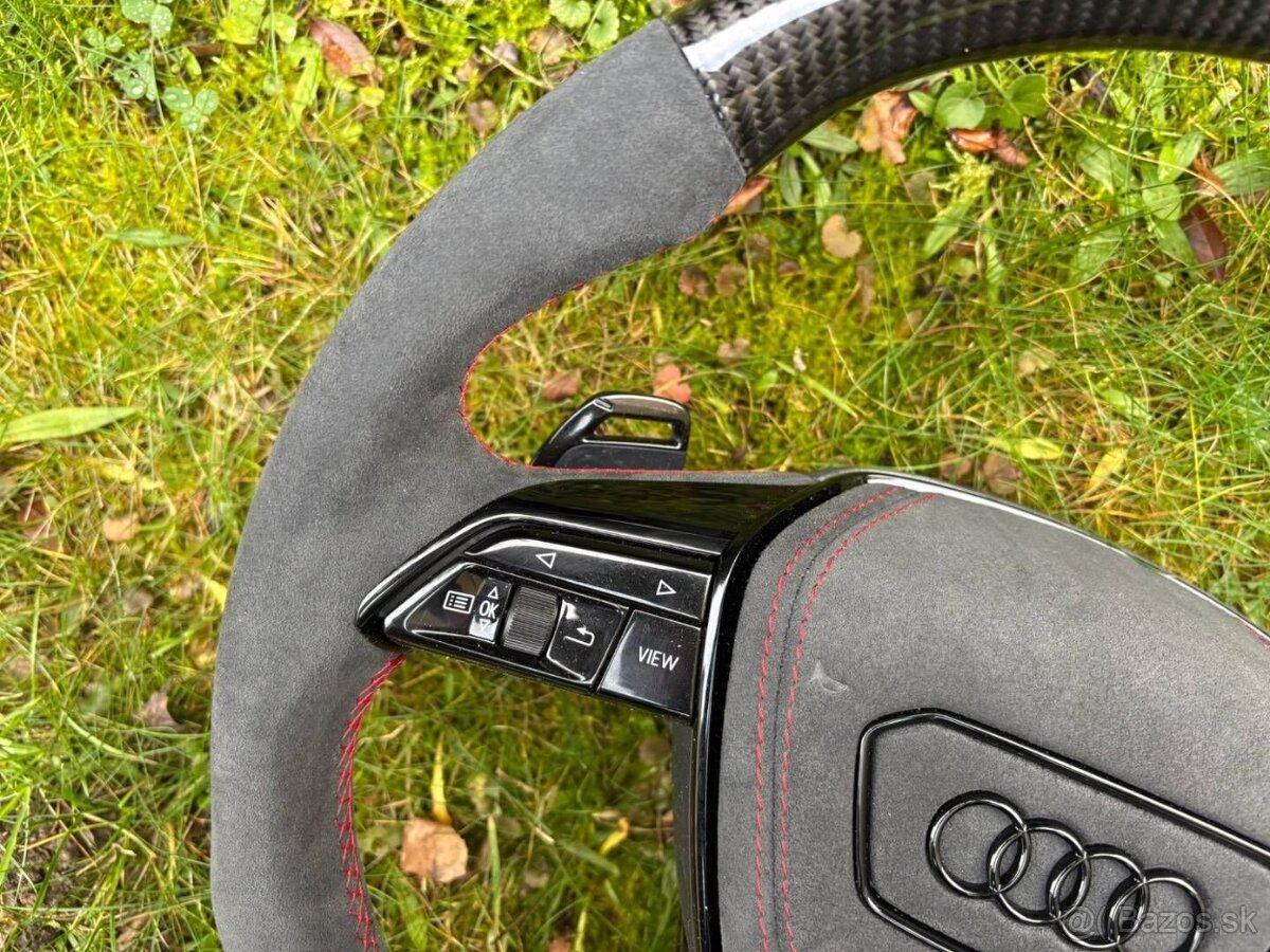 AUDI KARBON / ALKANTARA SPORTOVY VOLANT -vyhrievaný- - 17