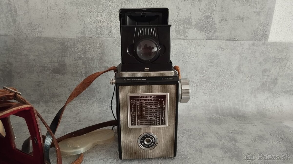 Starý fotoaparát Flexaret VI automat s brašnou, návodem aj - 17