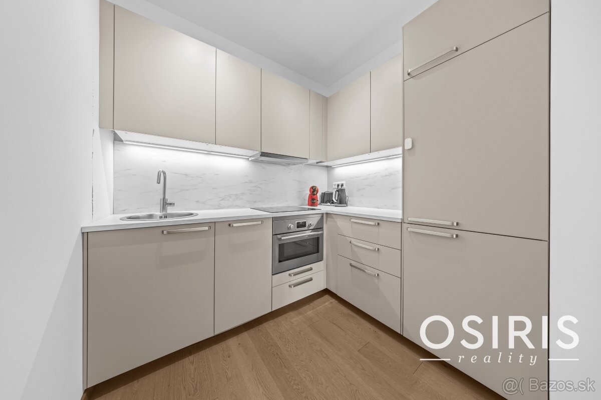 Klimatizovaný 2 izbový byt s terasou v Eurovea Tower, 1x par - 17