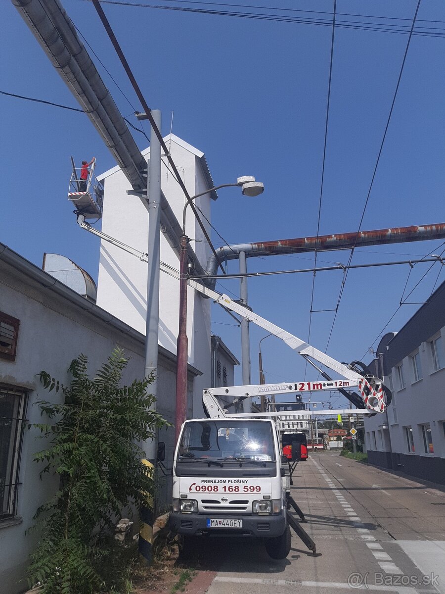 Prenájom plošiny 21m - 17