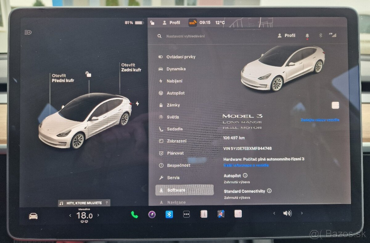 TESLA MODEL 3 3 366KW LONGRANGE DUAL MOTOR 2021 - 17