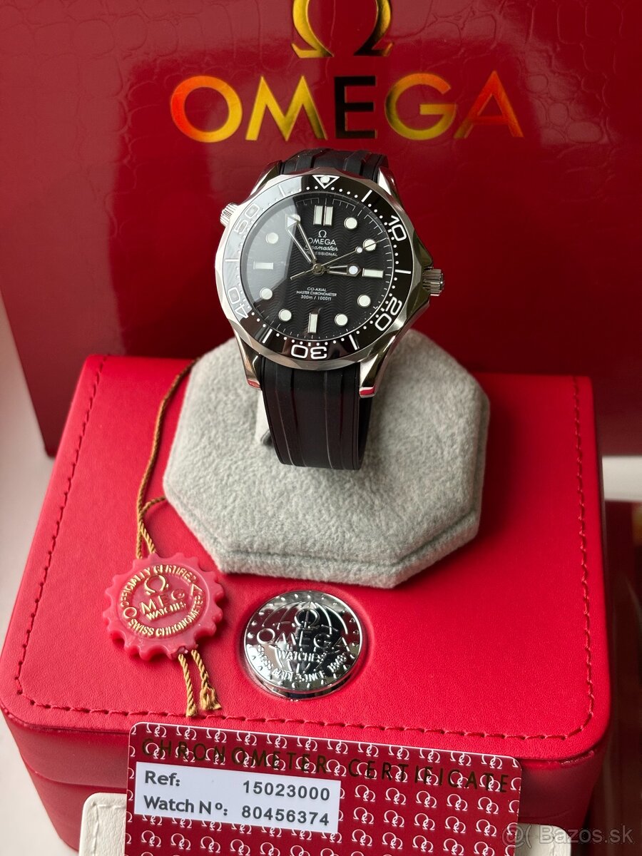 Omega Seamaster 300M, Rubber Strap, 42mm - 17