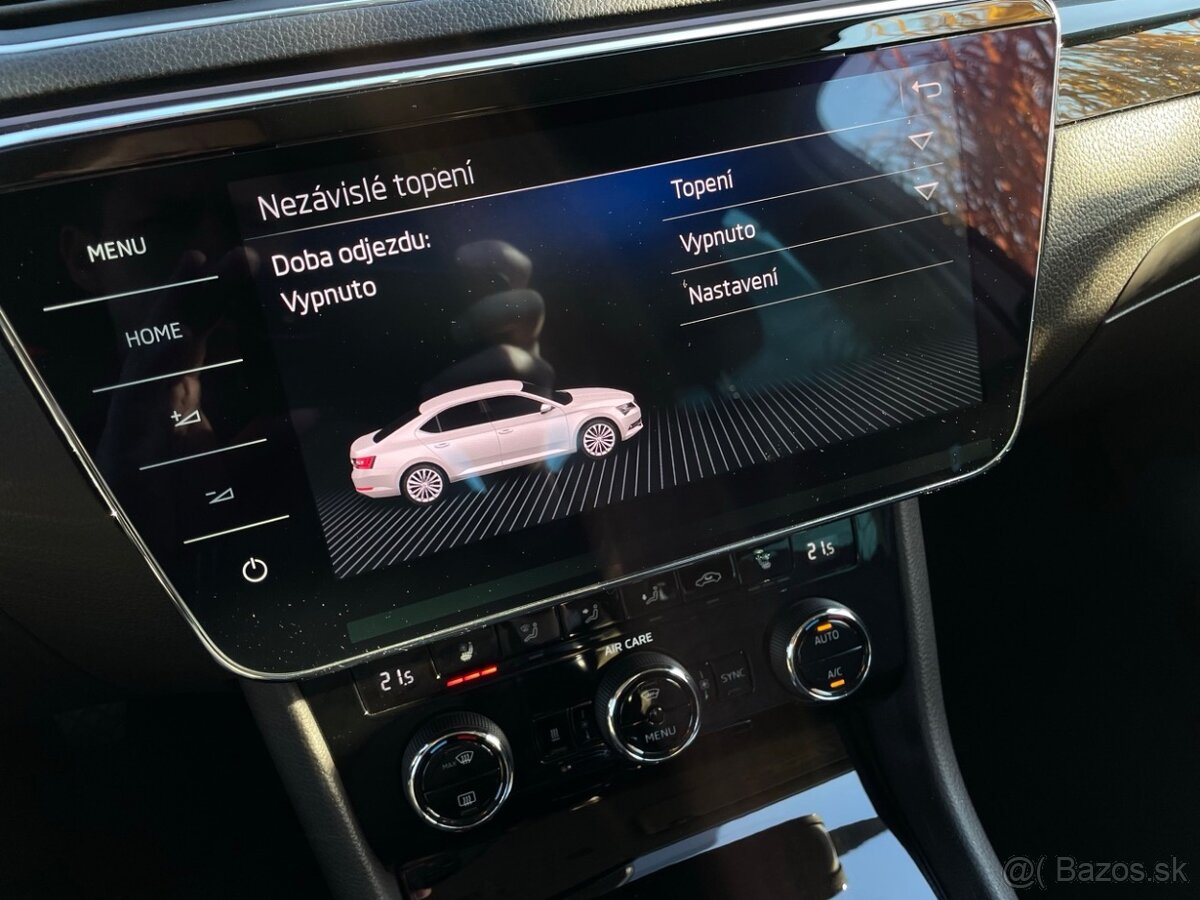 Škoda Superb 2.0TDI 140 kW L&K Manuál-2017-Webasto-Ventilace - 17