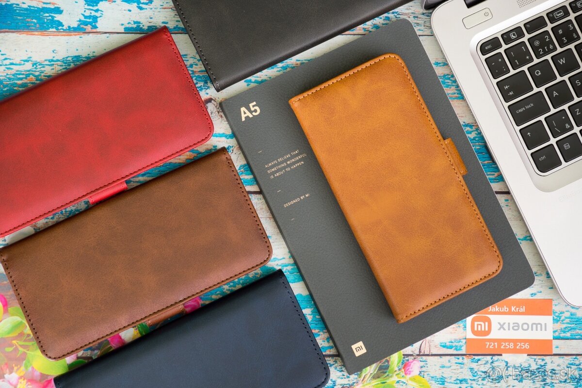 Zatváracie puzdro s bočným pásikom pre Xiaomi, Redmi a Poco - 17