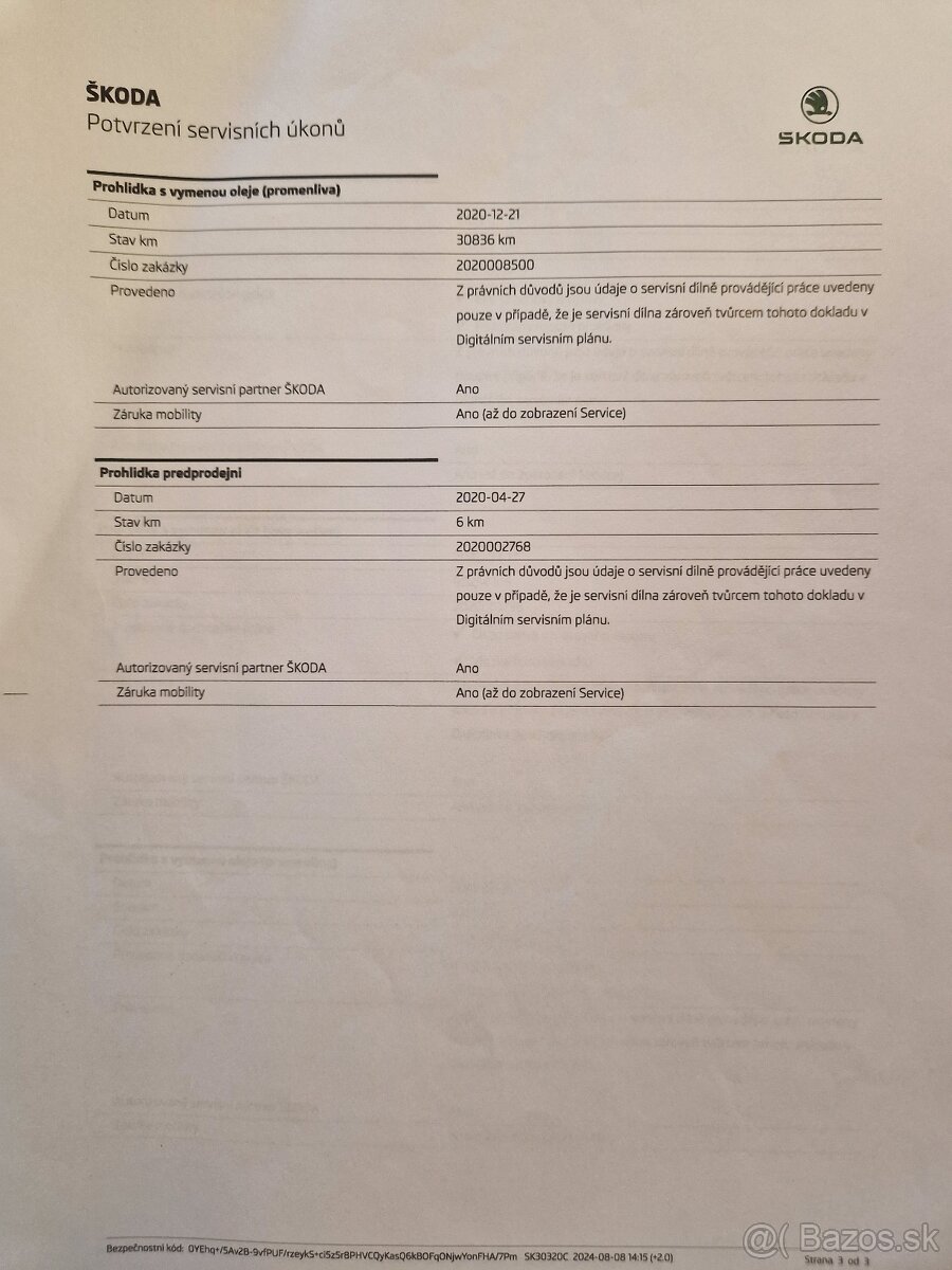 Predám Škoda Kodiaq 2.0 TDI 110kw/ 150Ps, 4x4, r.v. 2020 - 17