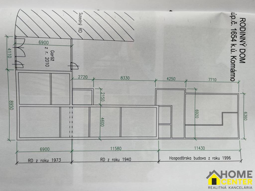 NA PREDAJ starší rodinný dom v tichej oblasti Komárna - 17